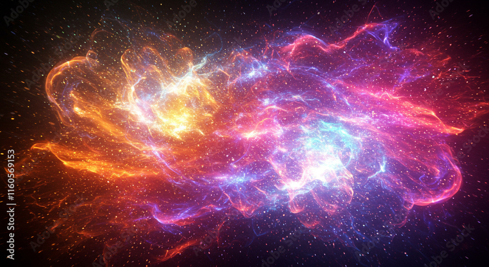Obraz premium Abstract background that is colorful sparkling and shiny