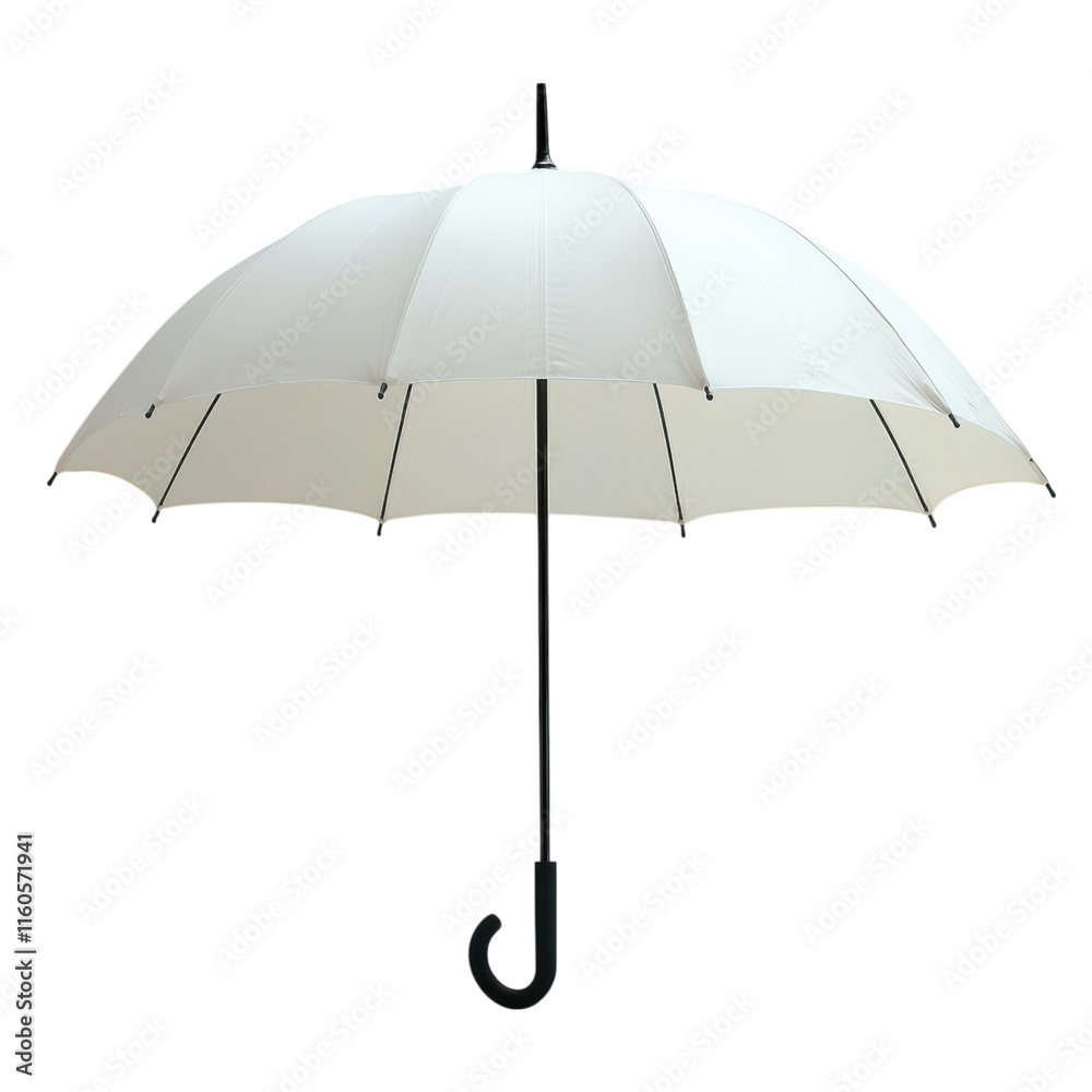 Sleek contemporary umbrella, minimalist style, pure white background, elegant simplicity, perfect for modern aesthetics Sleek contemporary umbrella, minimalist style, pure white background, elegant simplicity, perfect for modern aesthetics