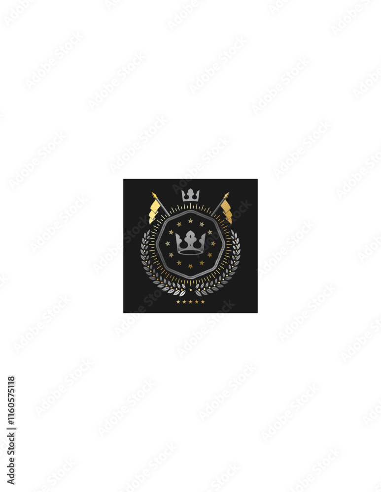 Vector Shield with Ornamental Design - Elegant and Decorative Heraldic Emblem for Graphic Use Vector Shield with Ornamental Design - Elegant and Decorative Heraldic Emblem for Graphic Use