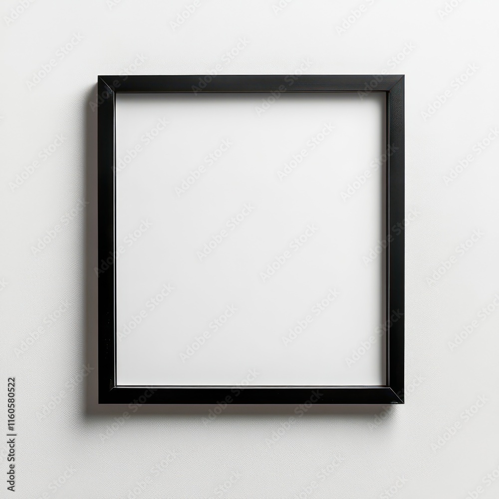 simple standard frame on white background wall simple standard frame on white background wall