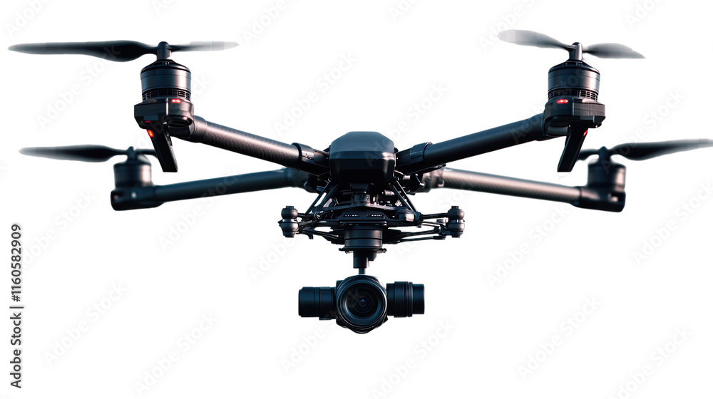 Professional Drone with Camera, Aerial Photography