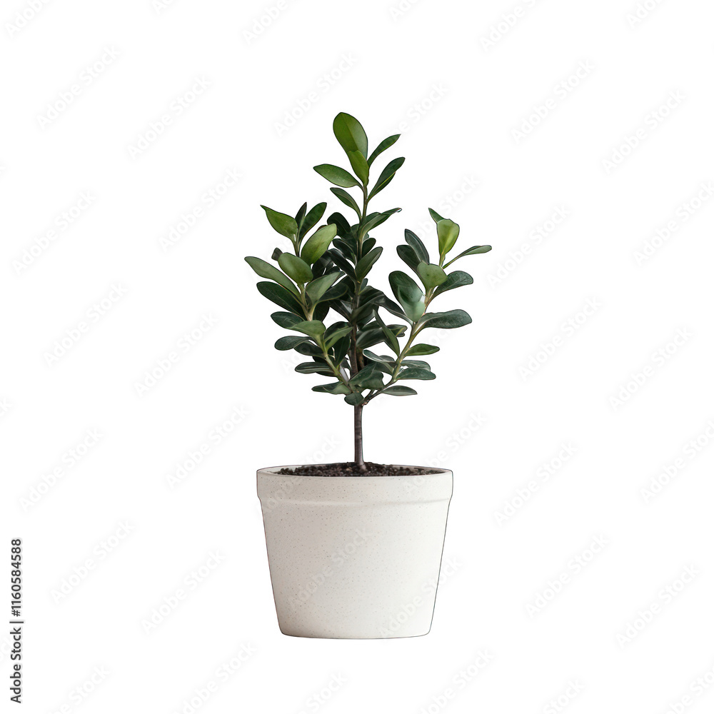 Small plant in pot isolated on transparent background Small plant in pot isolated on transparent background