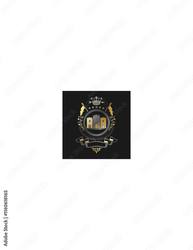 Vector Shield with Ornamental Design - Elegant and Decorative Heraldic Emblem for Graphic Use Vector Shield with Ornamental Design - Elegant and Decorative Heraldic Emblem for Graphic Use