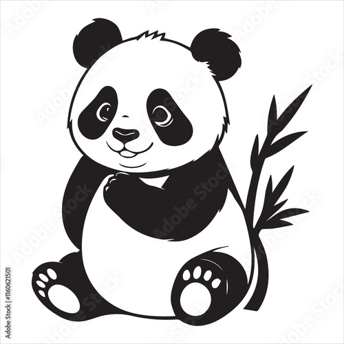 panda icon logo  photo