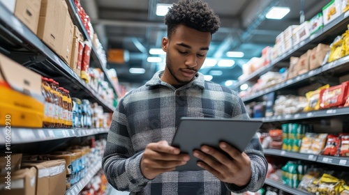 The Young Man with Tablet
