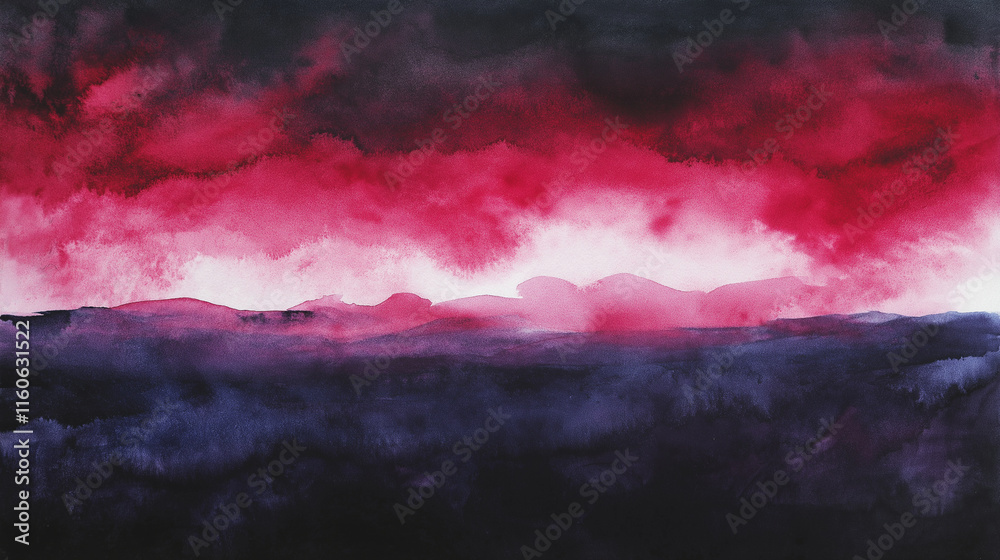 A striking abstract landscape painting in bold dark red and black tones, reflecting intense emotions and rich textures, suitable for contemporary art collections. A striking abstract landscape painting in bold dark red and black tones, reflecting intense emotions and rich textures, suitable for contemporary art collections.