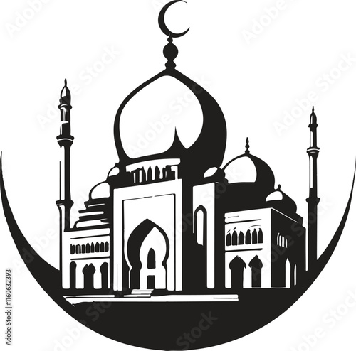 mosque vector 