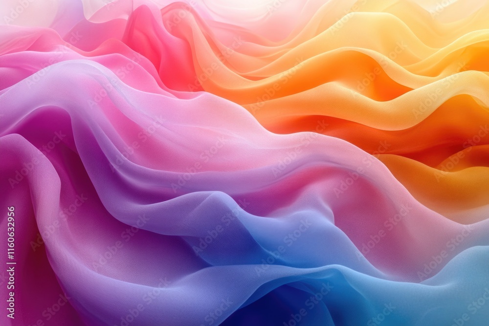 Obraz premium A vibrant piece of cloth with a blurred out background