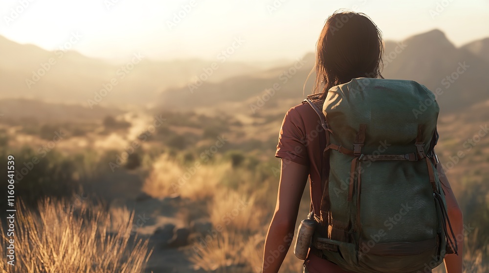 A male archaeologist stands in front of the excavations of an ancient civilization in the desert. A traveler adventurer has found a secret lost city. A male archaeologist stands in front of the excavations of an ancient civilization in the desert. A traveler adventurer has found a secret lost city.