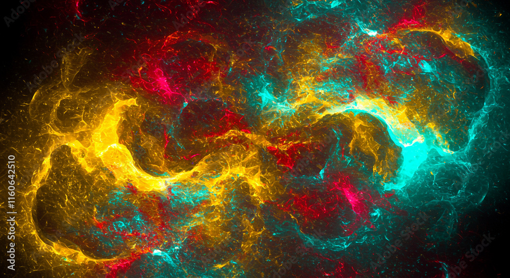 Fototapeta premium Abstract background that is colorful sparkling and shiny