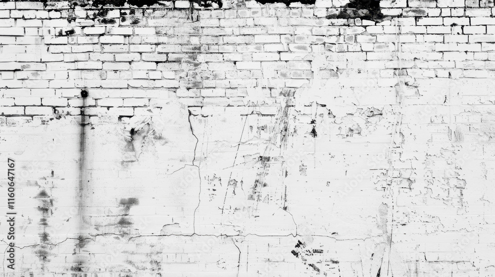Obraz premium old white brick wall background