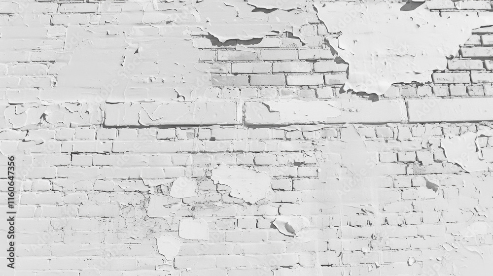 Obraz premium old white brick wall background