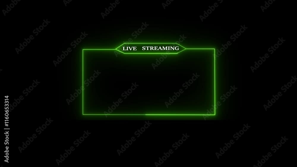 Glowing neon live text frame animation box frame neon frame live game live 4k video. Glowing neon live text frame animation box frame neon frame live game live 4k video.