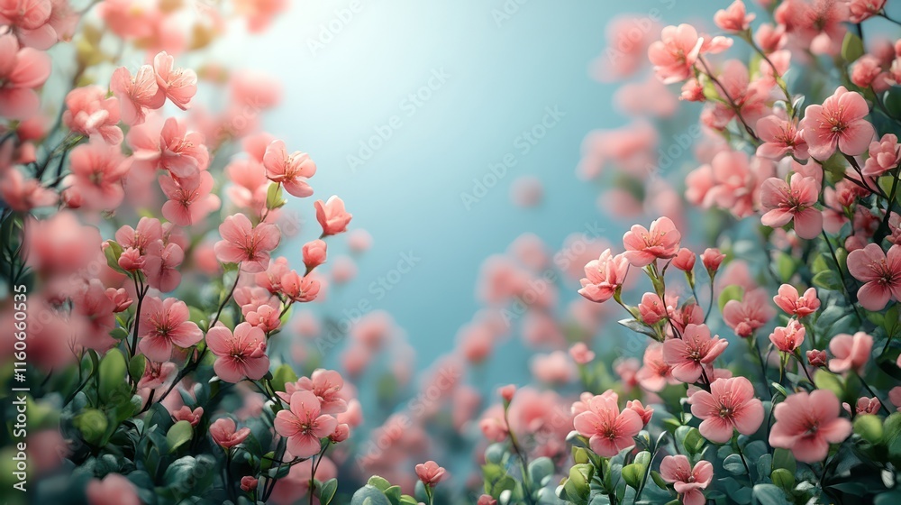 Pink Blossom Paradise: A Dreamy Springtime Scene Pink Blossom Paradise: A Dreamy Springtime Scene