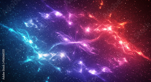 Abstract background that is colorful sparkling and shiny