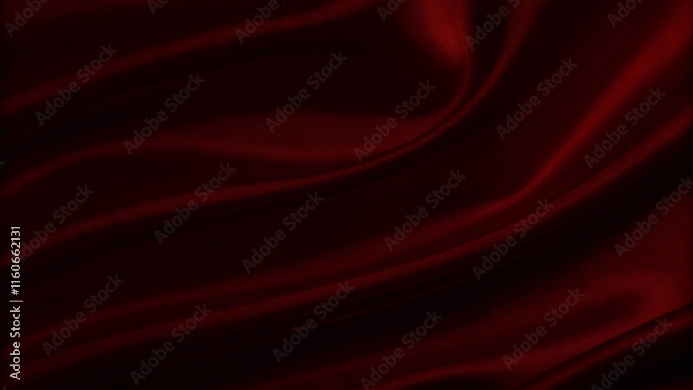 Fototapeta premium a close-up of a red fabric with a smooth and elegant texture.
