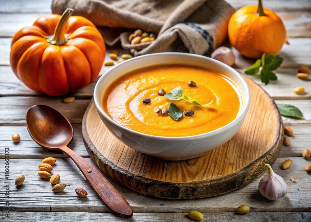 Autumn Orange Pumpkin Soup - Rotating Plate 4K Visuals Autumn Orange Pumpkin Soup - Rotating Plate 4K Visuals