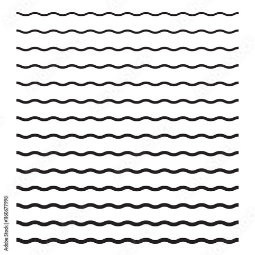 Black zig zag line pattern vector illustration