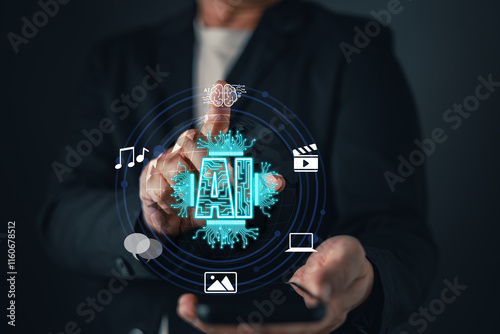 AI technology empowers users to generate innovative content across various mediums, enhancing creativity and efficiency in modern digital environments through advanced machine learning algorithms.