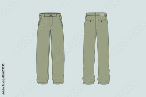 Wide Leg Chino Pant