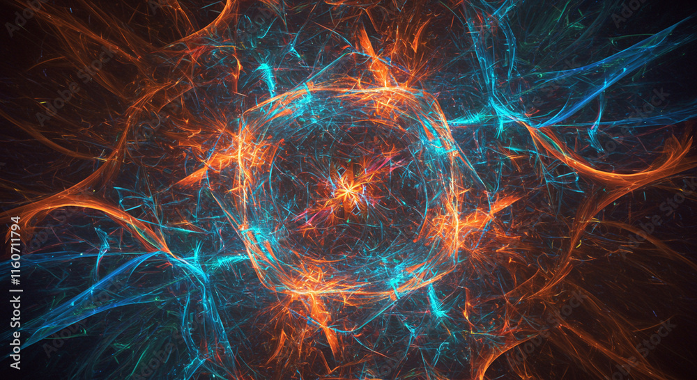 Obraz premium Abstract background that is colorful sparkling and shiny