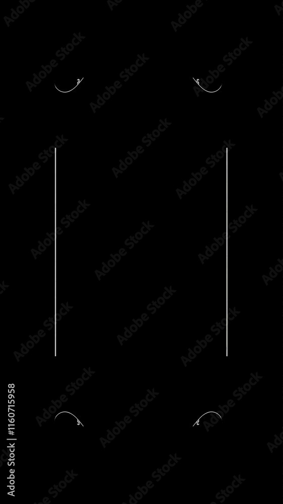 Film projector flickering background. Place for your text. Two options in one file. 
Vertical format 9x16. Suitable for mobile phones, websites, etc.