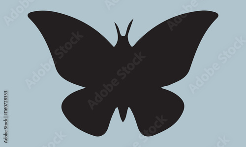 Wallpaper Mural Butterfly Vector  silhouette black set isolated on transparent background Abstract modern seamless pattern of monarch butterfly contours on white background for decoration design  Closeup design eleme Torontodigital.ca