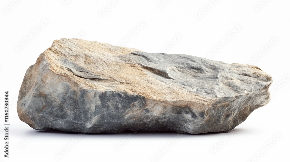 Big stone display isolated on white background Big stone display isolated on white background