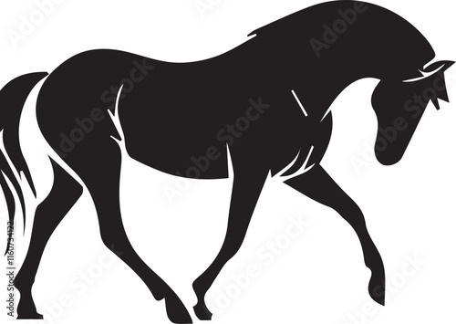  Horse silhouette vector EPS