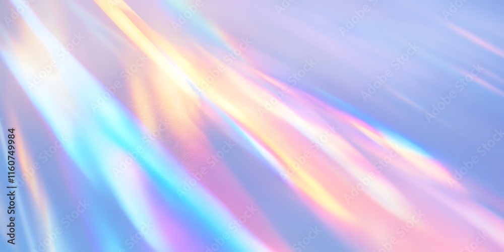 Obraz premium a rainbow colored light on a surface