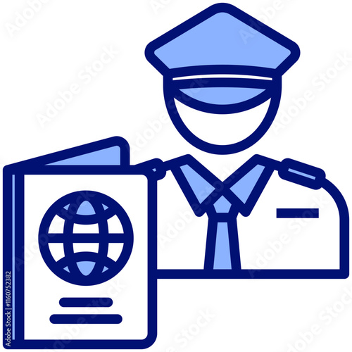 Immigration Officer Icon