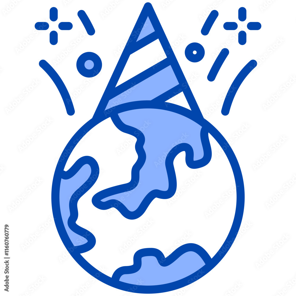 Obraz premium Earth Day Icon