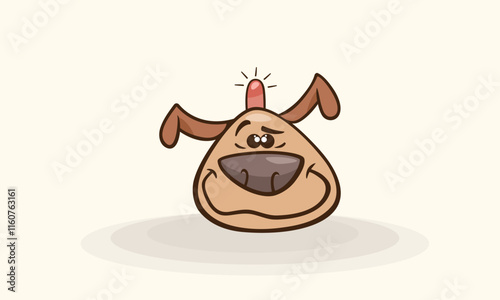 Dog mascot Head, Dog cartoon, Angry dog, funny dog, Cartoon Dog. Corgi dogs, Cute dog cartoon character sitting illustration, adorable puppy bulldog cute dog, Dog logo design, Dog tshirt design vector