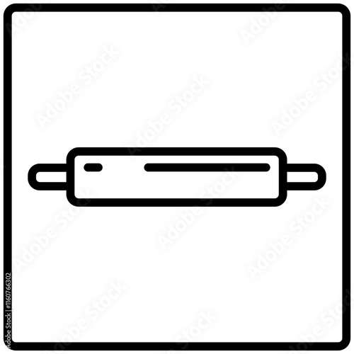 Rolling Pin line icon style