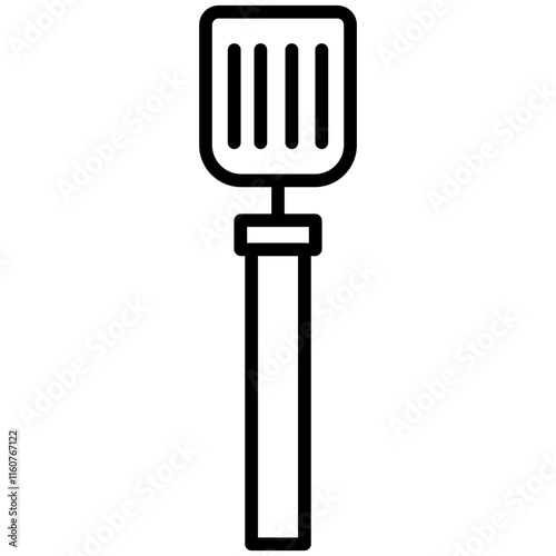 Spatula line icon style