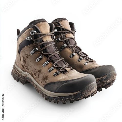 Durable hiking boots designed for rugged outdoor adventures in various terrains and weather conditions photo