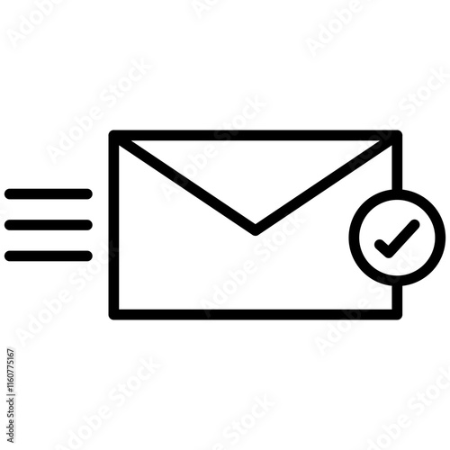 Mail line icon style