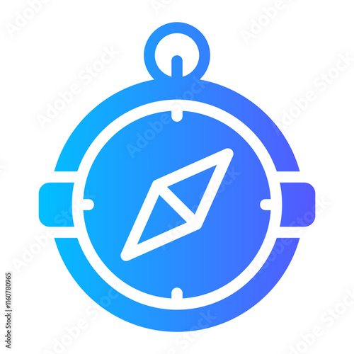 compass gradient icon