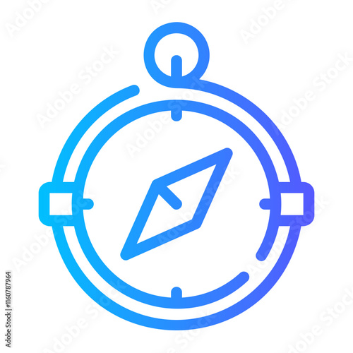 compass gradient icon