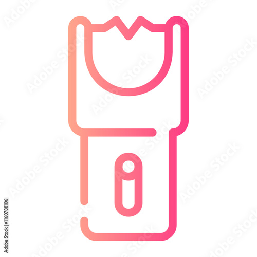 stun gun gradient icon