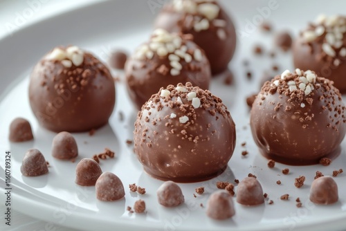 Wallpaper Mural Two busy colleagues working together talking using laptop in office. Middle aged Latin female manager teaching young male worker looking at computer discussing business plan at office, Generative AI Torontodigital.ca