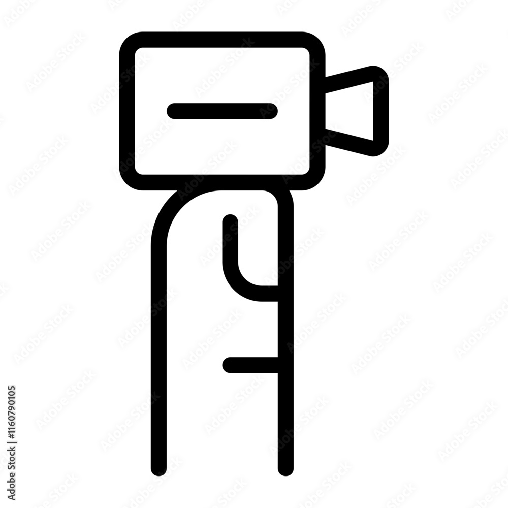 spy camera line icon spy camera line icon