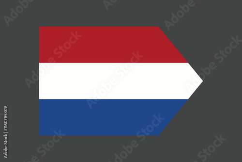 Netherlands flag sign, Netherlands flag vector graphic, Netherlands country flag is a symbol of freedom, National Netherlands flag, vector illustration
