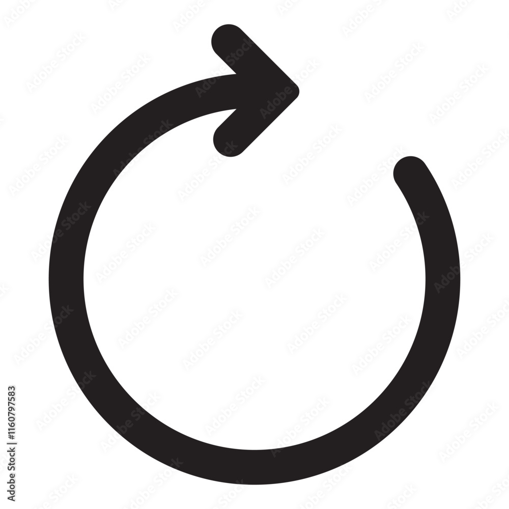 Cycle arrow design, looping refresh icon, reload symbol Cycle arrow design, looping refresh icon, reload symbol