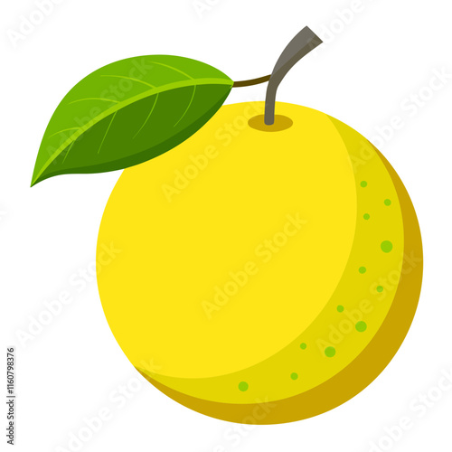 pear with leaf