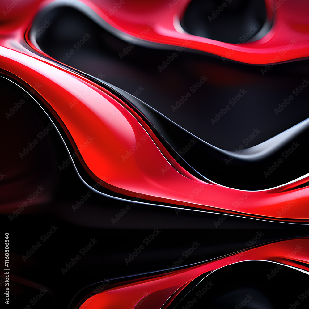 Red, soft lighting creating depth and shadows, a sense of motion and energy, rendering, created using.generative ai Red, soft lighting creating depth and shadows, a sense of motion and energy, rendering, created using.generative ai