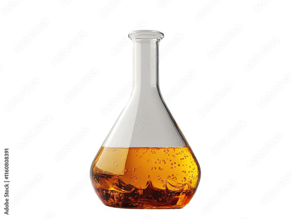 PNG Chemical flask element available on transparent background PNG Chemical flask element available on transparent background