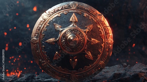 Ancient warriors shield