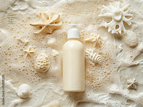 spa still life with soap and towel