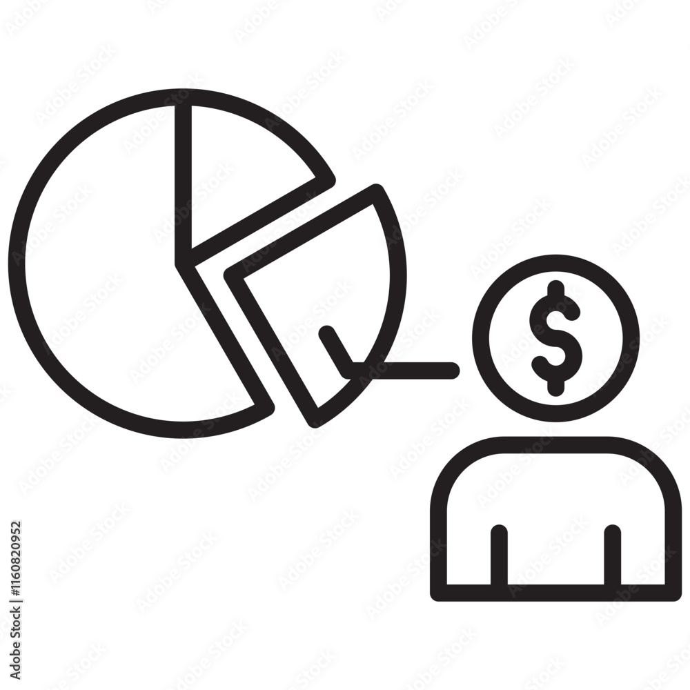 Market Segmentation Icon Market Segmentation Icon